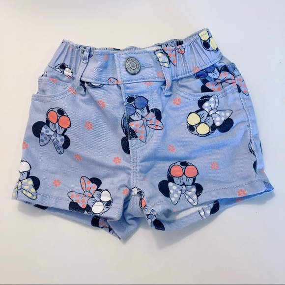 minnie mouse denim shorts